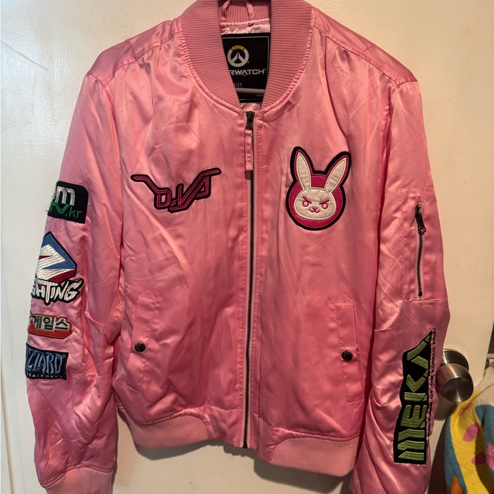 Pink Overwatch D.Va Bomber Jacket